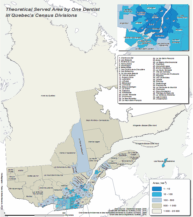 RRH: Rural and Remote Health article: 3630 - Mapping the Quebec dental ...